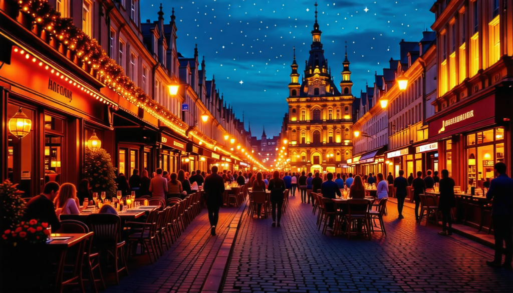 découvrez lille by night : explorez les meilleures adresses pour savourer un dîner délicieux et faire la fête dans une ambiance animée. profitez des restaurants tendance et des bars incontournables qui font de la nuit lilloise une expérience inoubliable.