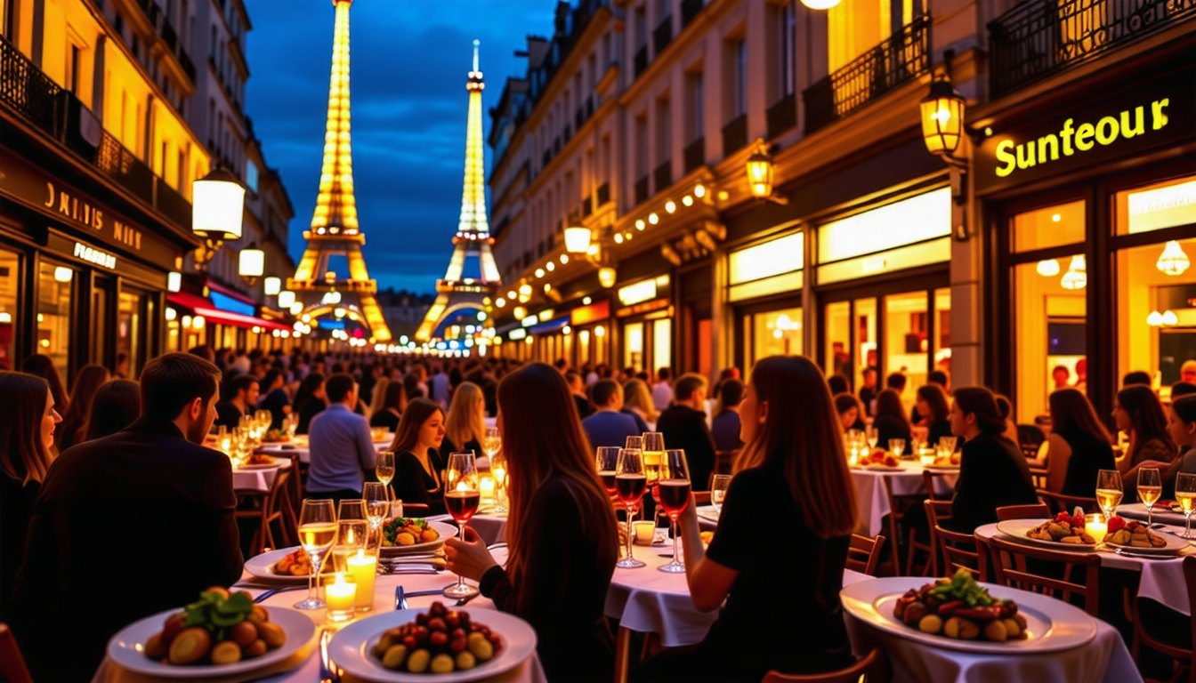 découvrez paris sous un nouveau jour : la nuit révèle des atmosphères enchantées où bars animés et délices gastronomiques s'entremêlent. laissez-vous séduire par l'éveil des sens dans la ville lumière, où chaque coin de rue promet une expérience inoubliable.