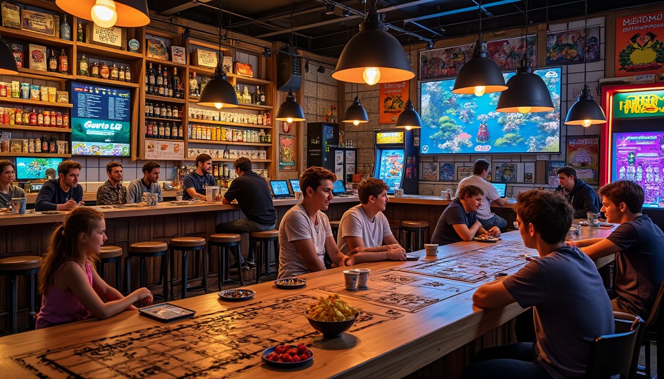 plongez dans l'univers du divertissement au bar à jeux de rennes ! profitez d'une ambiance conviviale et d'une large sélection de jeux pour transformer vos soirées en moments inoubliables entre amis ou en famille.