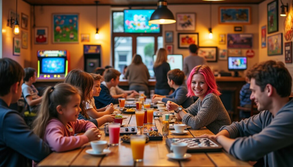 plongez dans l'univers du bar à jeux à rennes, où chaque soirée devient une expérience inoubliable. profitez d'une vaste sélection de jeux de société, des animations captivantes et une ambiance conviviale pour partager des moments de plaisir entre amis. ne manquez pas ce rendez-vous incontournable pour des soirées ludiques et mémorables !