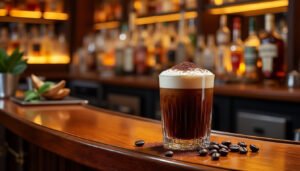 découvrez l'irish coffee, cette délicieuse fusion de café, whisky et crème, parfaite pour vos soirées. plongez dans l'univers des bars à cocktails et savourez cette douceur nocturne qui allie réconfort et sophistication. un incontournable pour les amateurs de boissons réconfortantes !