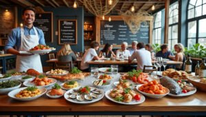 découvrez les meilleurs restaurants de fruits de mer à rennes, où la fraîcheur et la qualité des produits marins sont au rendez-vous. savourez des plats succulents dans une ambiance conviviale et élégante. que vous soyez amateur de crustacés ou de poissons, trouvez l'adresse parfaite pour un repas inoubliable en bord de mer.