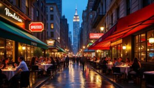 découvrez manhattan sous un nouveau jour avec une nuit dédiée aux saveurs. explorez les meilleurs bars de la ville tout en savourant une cuisine raffinée qui éveillera vos papilles. une expérience culinaire inoubliable au cœur de la ville qui ne dort jamais.