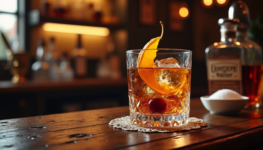 découvrez l'incontournable cocktail old fashioned, un mélange raffiné d'esprit et d'histoire qui fait le bonheur de vos soirées nocturnes. parfait pour les amateurs de cocktails classiques, savourez l'équilibre parfait entre douceur et amertume, tout en ajoutant une touche d'élégance à vos moments de détente.