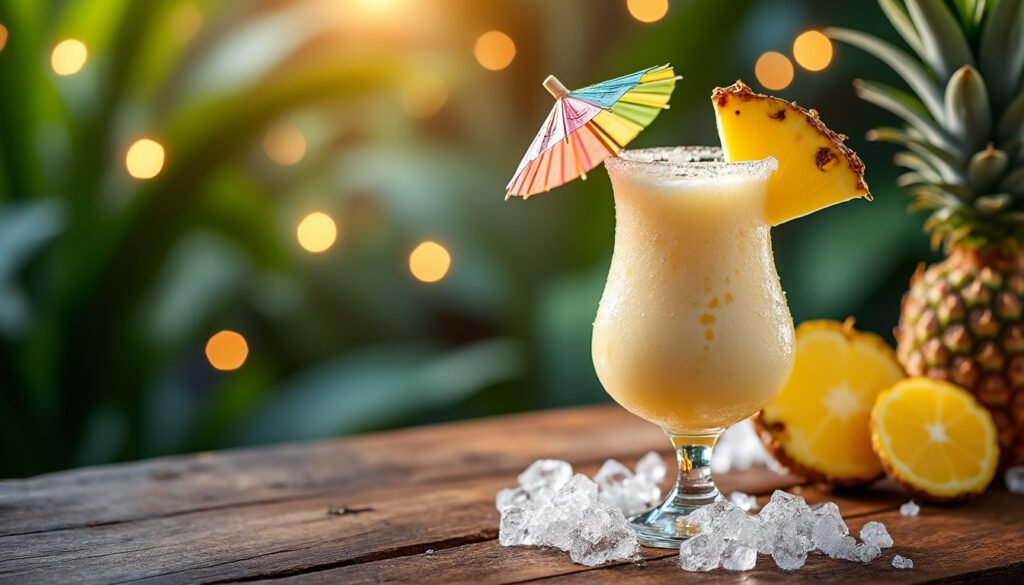 découvrez la piña colada, un cocktail exotique qui transportera vos soirées de nuit vers des horizons tropicaux. avec sa délicieuse combinaison d'ananas et de noix de coco, ce breuvage sucré et crémeux est parfait pour s'évader et mettre de l'ambiance. idéal pour vos fêtes, il séduira à coup sûr vos invités grâce à son goût rafraîchissant et festif.