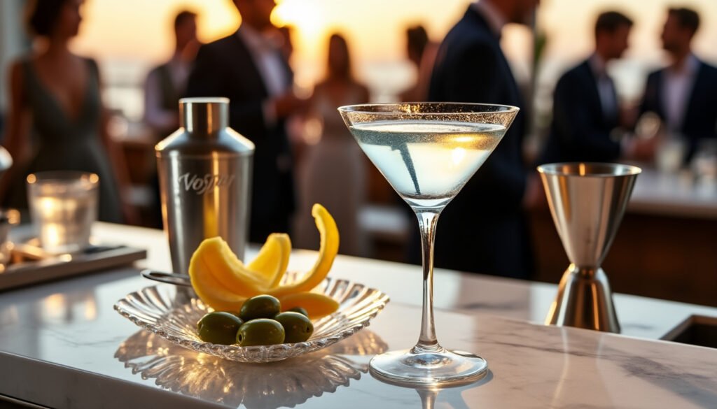 découvrez le vesper martini, le cocktail emblématique des soirées élégantes. avec ses saveurs raffinées de gin, vodka et lillet, ce mélange audacieux séduira vos invités et ajoutera une touche de sophistication à vos événements.