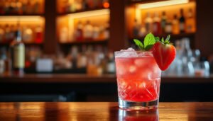 découvrez le daiquiri fraise, une délicieuse concoction fruitée qui égaye vos soirées au bar. cette douceur nocturne allie la fraîcheur des fraises à la légèreté du rhum, créant une expérience gustative inoubliable sous les lumières tamisées. parfait pour savourer des moments entre amis !