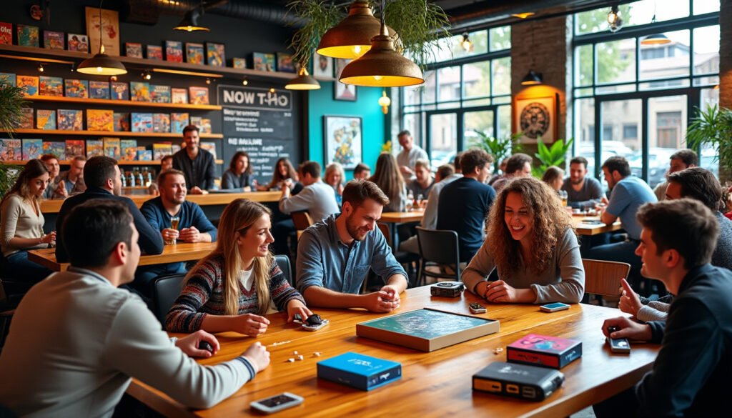 plongez dans l'univers ludique du bar à jeux de clermont-ferrand ! profitez d'une ambiance conviviale, de jeux captivants et d'une carte de boissons variée qui égayeront vos soirées entre amis. une expérience unique à ne pas manquer !