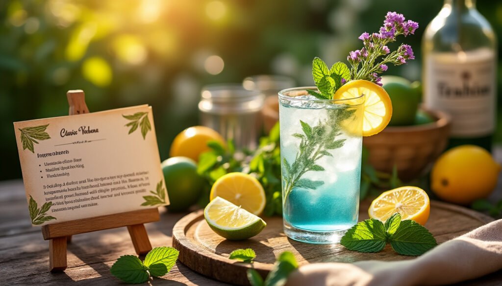 plongez dans l'univers rafraîchissant de la verveine avec notre guide complet sur ses bienfaits pour la santé et des recettes de cocktails innovantes. apprenez à préparer des boissons élégantes qui apaisent l'esprit et ravissent les papilles, tout en profitant des vertus naturelles de cette plante aromatique.