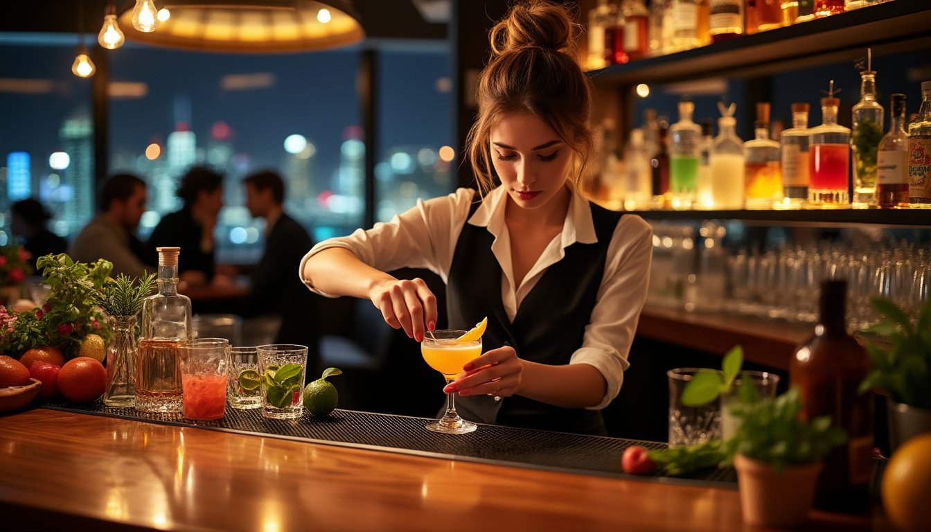 découvrez l'univers passionnant de la mixologie avec notre guide pour devenir barman. plongez dans l'art des cocktails et maîtrisez les techniques pour éblouir vos clients au cœur de la nuit.