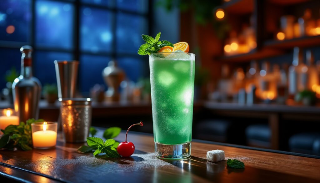 découvrez le grasshopper, un cocktail raffiné qui illuminera vos nuits étoilées. avec ses saveurs délicates de menthe et de chocolat, laissez-vous envoûter par cette boisson emblématique qui apporte une touche de magie à vos soirées.