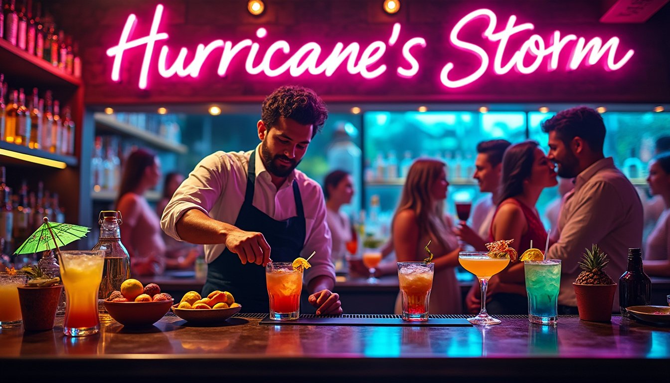 découvrez l'expérience unique d'hurricane, une tempête de saveurs qui secoue les bars de nuit. plongez dans une ambiance festive où cocktails innovants et plats savoureux se marient pour une soirée inoubliable.