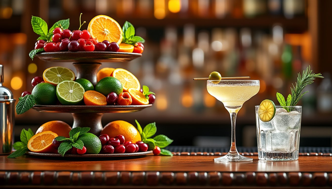 découvrez comment les garnitures de cocktails peuvent transformer vos soirées au bar en véritables expériences gustatives. apprenez l'art d'associer fruits, herbes et épices pour émerveiller vos invités et élever vos créations à un nouveau niveau.