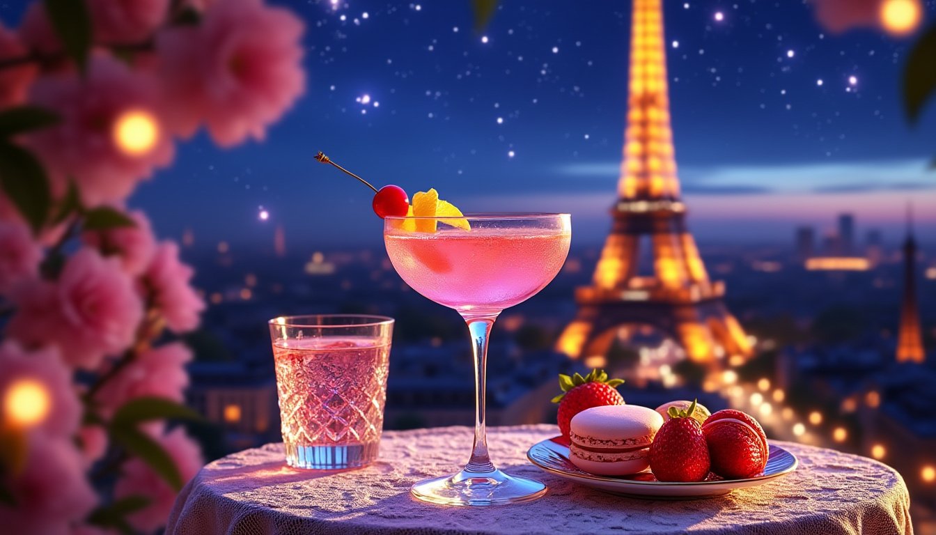 découvrez le pink lady, le cocktail emblématique qui illumine les nuits parisiennes. avec ses saveurs délicates et son élégance intemporelle, ce mélange raffiné incarne l'art de vivre à la française. plongez dans l'atmosphère étoilée de la capitale et savourez cette création incontournable dans les bars les plus prisés de paris.