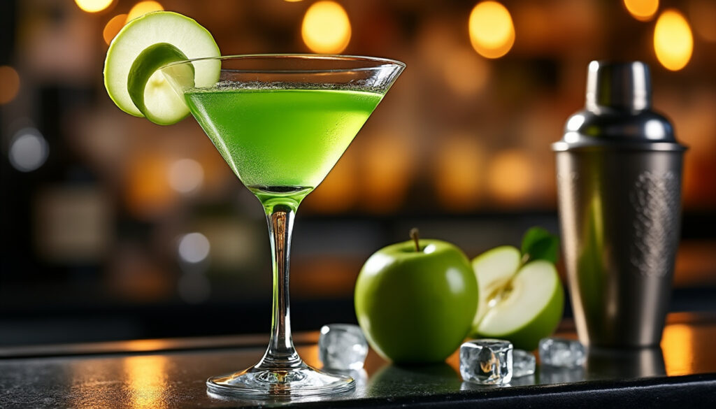 Sour apple martini : un cocktail frais pour animer vos soirées