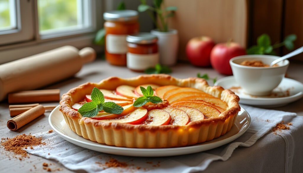 découvrez notre délicieuse recette de tarte fine aux pommes, un dessert léger et savoureux qui ravira vos papilles. idéale pour clôturer vos repas en beauté, cette tarte croustillante allie douceur des pommes et légèreté de la pâte. suivez nos étapes simples pour réaliser ce dessert gourmand.