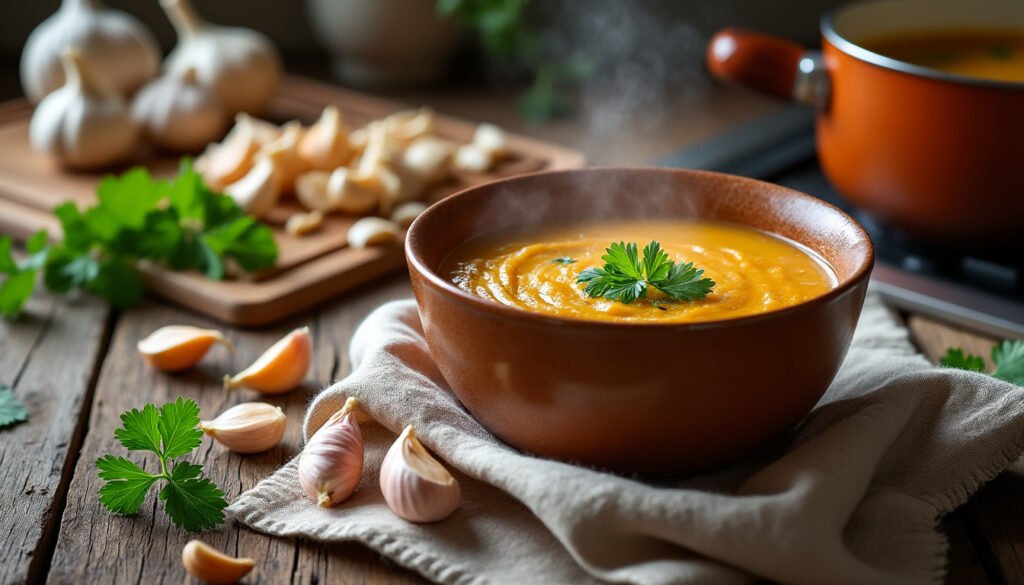 plongez dans le réconfort du tourin à l'ail, une soupe savoureuse et nutritive. découvrez ses bienfaits pour la santé, ses ingrédients simples et le plaisir qu'elle apporte en hiver. une recette traditionnelle à savourer en famille ou entre amis.