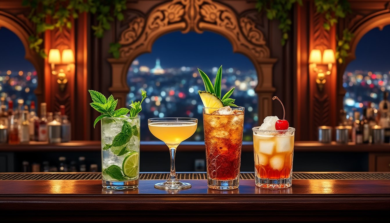 découvrez les cocktails emblématiques de la nuit dans un voyage sensoriel autour du monde. explorez des recettes uniques, des saveurs envoûtantes et l'histoire fascinante de chaque boisson, et laissez-vous séduire par l'art de la mixologie.