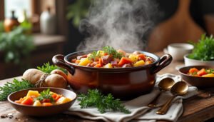 découvrez notre délicieuse recette de potée, un plat réconfortant qui allie les saveurs authentiques de l'hiver. parfaite pour les soirées cocooning, cette potée nourrissante ravira vos papilles avec ses légumes de saison et sa viande savoureuse. laissez-vous séduire par ce classique de la cuisine française qui réchauffe le cœur !