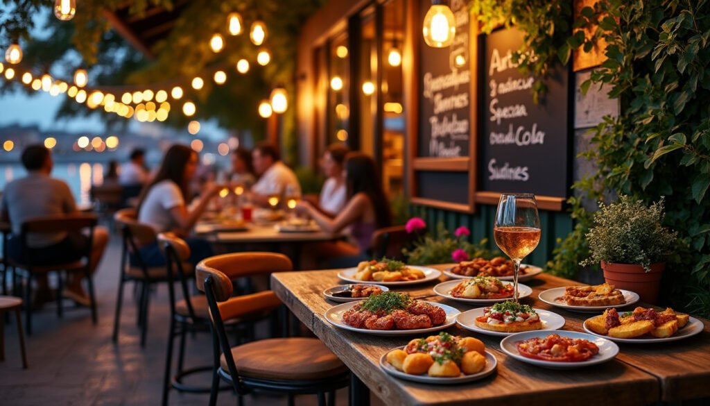 découvrez un nouvel espace tendance sur la rive droite : ce restaurant se transforme en bar à tapas le soir venu. savourez des mets raffinés dans une ambiance conviviale et festive, idéale pour une soirée entre amis ou un rendez-vous romantique.