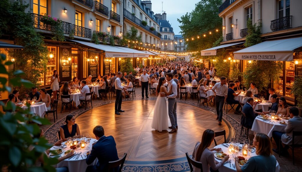 plongez dans l'univers vibrant de la gastronomie parisienne avec notre sélection de 12 restaurants où la cuisine s'associe à l'ambiance festive et aux rythmes de la danse. une expérience inoubliable mêlant saveurs, musique et convivialité au cœur de paris.