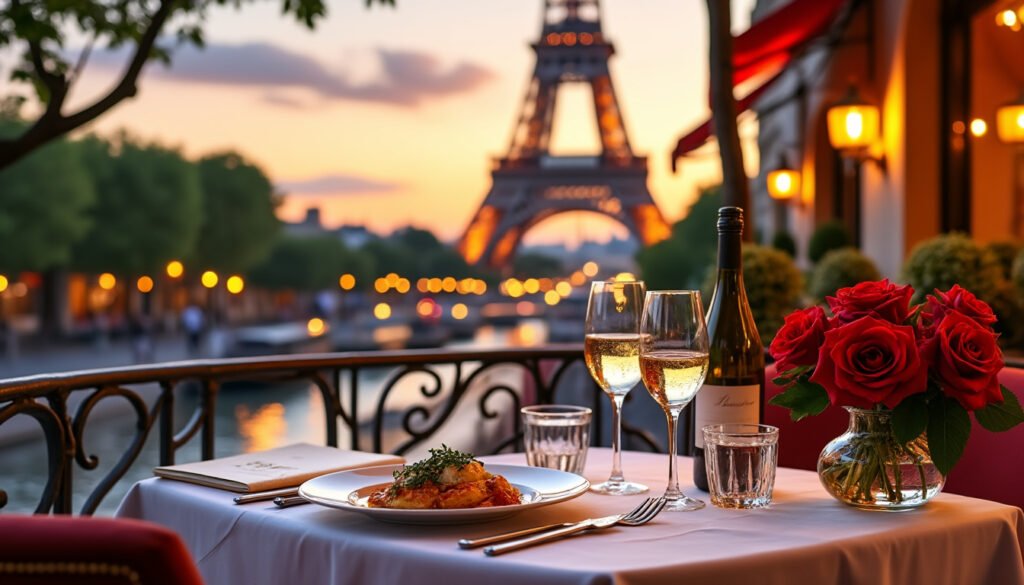 découvrez notre sélection des 80+ restaurants les plus romantiques de paris, où chaque repas devient une expérience gourmande inoubliable pour les amoureux. idéal pour célébrer l'amour dans un cadre enchanteur.