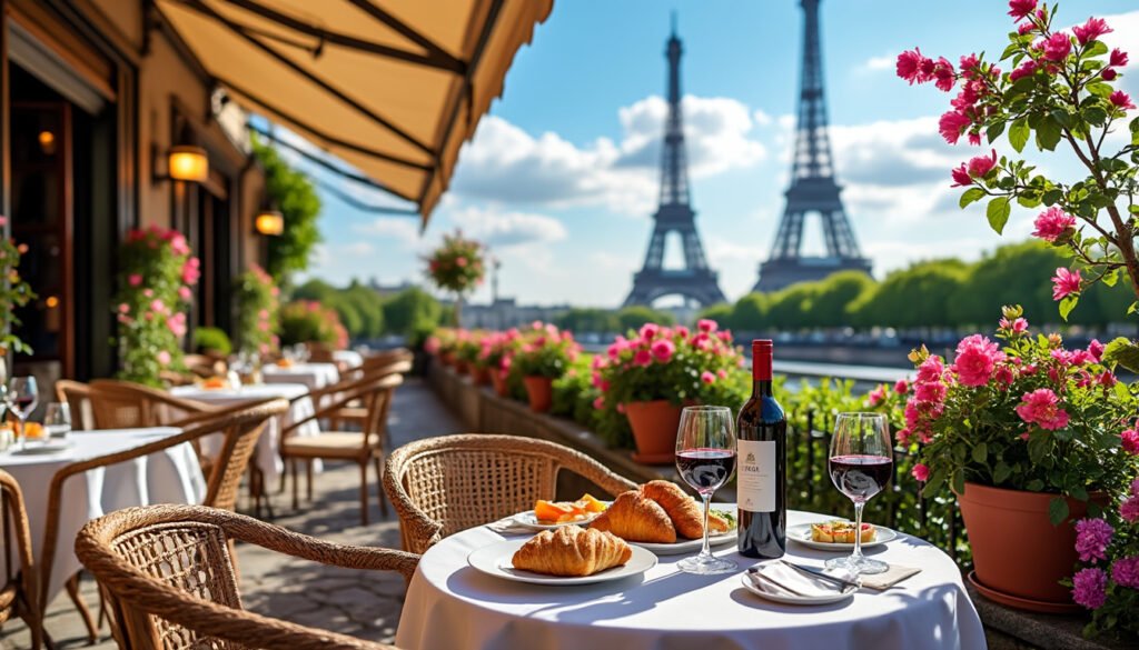 découvrez notre sélection des meilleures terrasses de paris, où vous pourrez savourer la délicieuse gastronomie française en plein air. profitez d'une atmosphère agréable et d'une vue imprenable tout en dégustant des plats savoureux dans ces adresses incontournables.