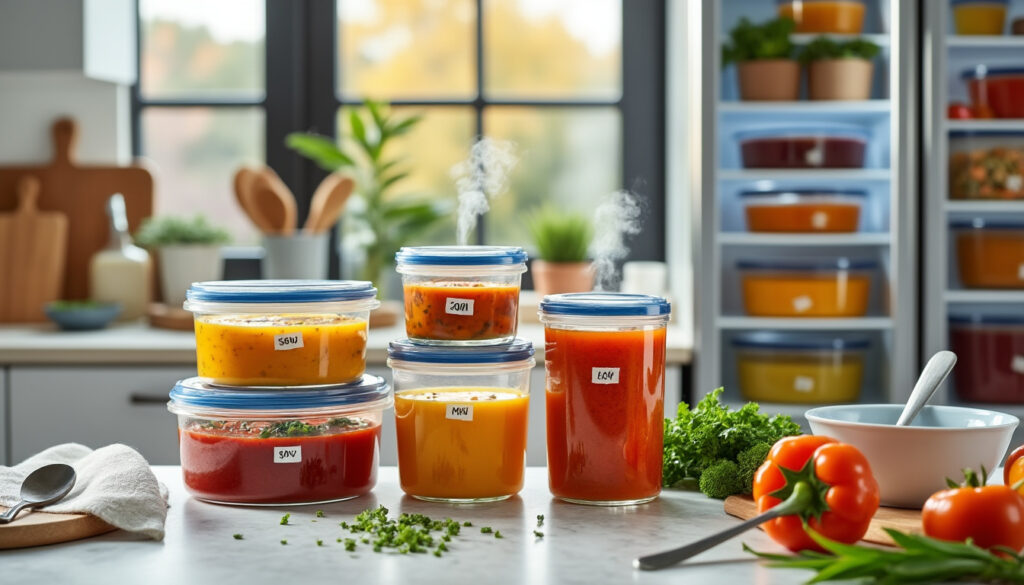 découvrez nos astuces pratiques pour conserver vos restes de soupe efficacement. apprenez à les stocker correctement pour en profiter lors de futurs repas, tout en préservant leur saveur et leur qualité nutritive.