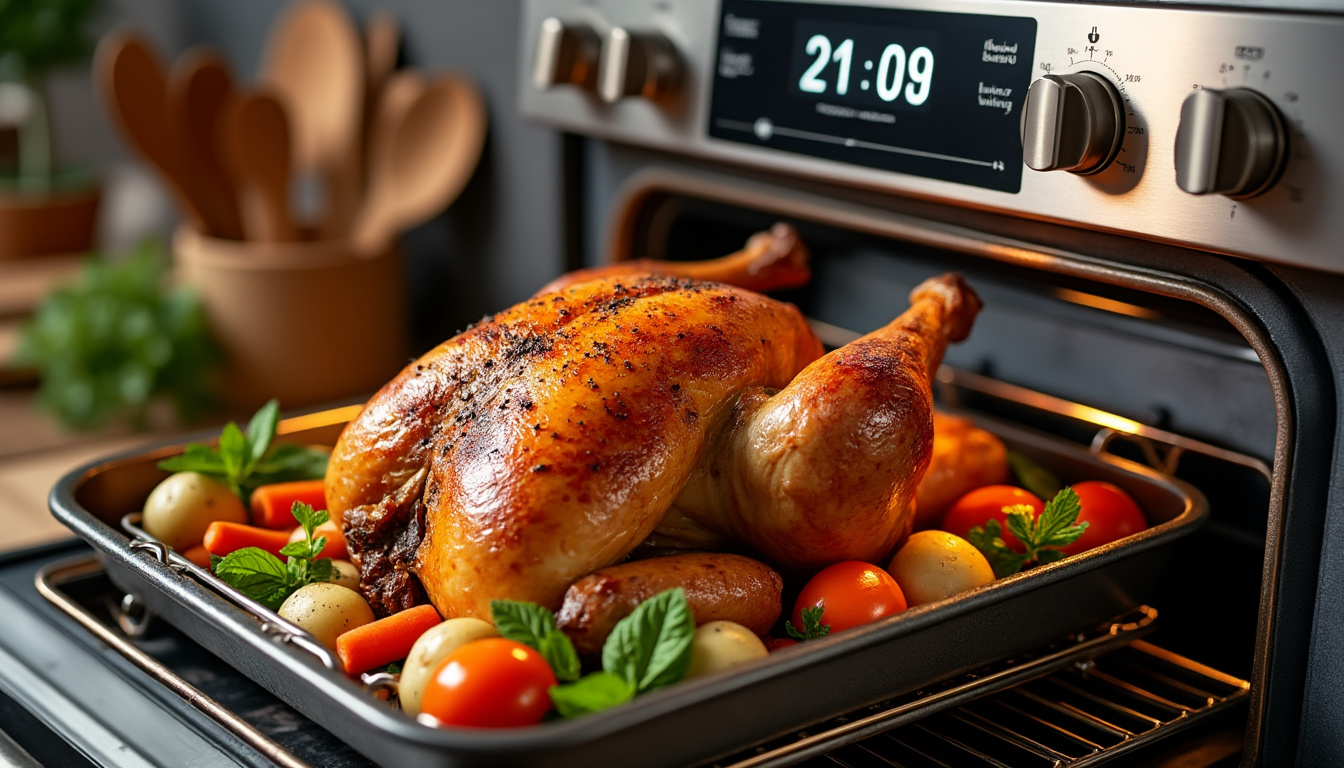 Temps de cuisson du poulet de 2 kg : le guide ultime