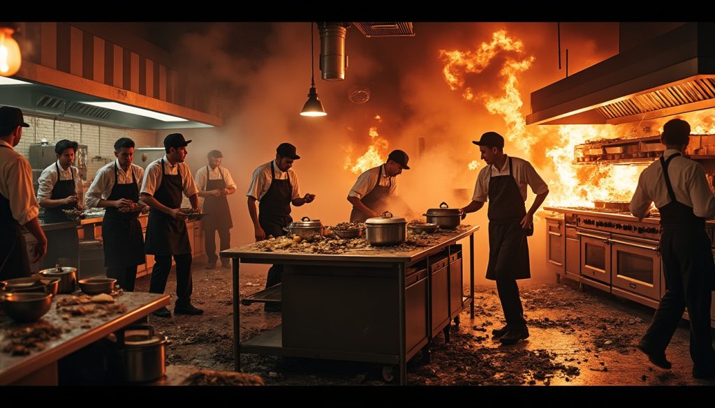 un incendie s'est déclaré dans la cuisine d'un restaurant à dreux, entraînant la mise au chômage technique de sept employés. découvrez les détails de cet incident, les mesures prises et l'impact sur l'équipe ainsi que sur l'établissement.