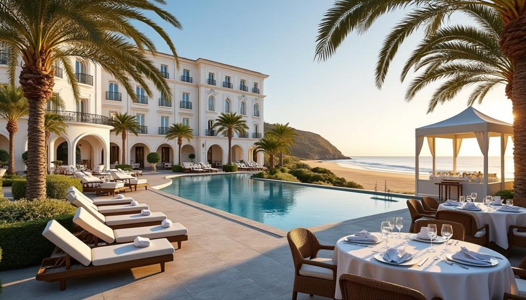 découvrez l'hôtel cinq étoiles de frédéric suant à saint-palais-sur-mer, un véritable havre de luxe. explorez les tarifs, le spa raffiné, le restaurant gastronomique et bien d'autres services offerts, le tout à travers le prisme de laeticia hallyday.