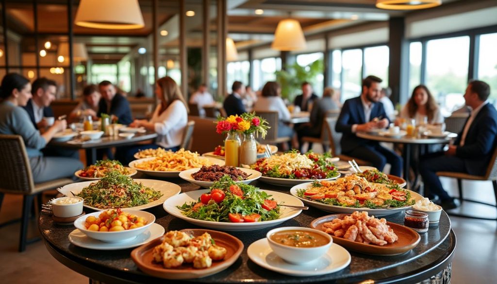 découvrez un vaste buffet à volonté près de paris, où une variété de saveurs vous attend. idéal pour les gourmands, ce restaurant d'île-de-france vous propose une expérience culinaire unique et gourmande, alliant diversité et qualité.