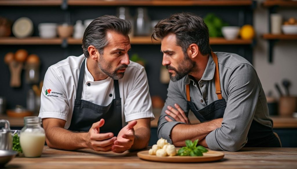 découvrez l'échange sincère entre philippe etchebest et antonio, révélant des émotions authentiques après une séquence tendue dans cauchemar en cuisine. plongez dans les coulisses de cette émission culinaire captivante.