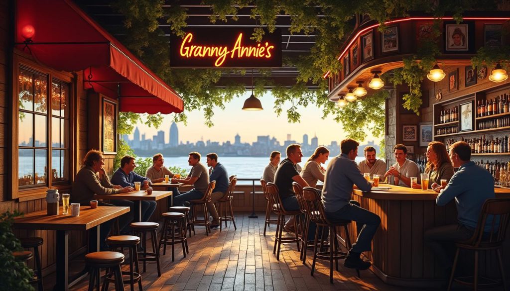 découvrez granny annie's, un pub chaleureux et accueillant situé au cœur de roosevelt island. profitez d'une ambiance conviviale, d'une cuisine savoureuse et d'une sélection de boissons pour partager de bons moments entre amis ou en famille.