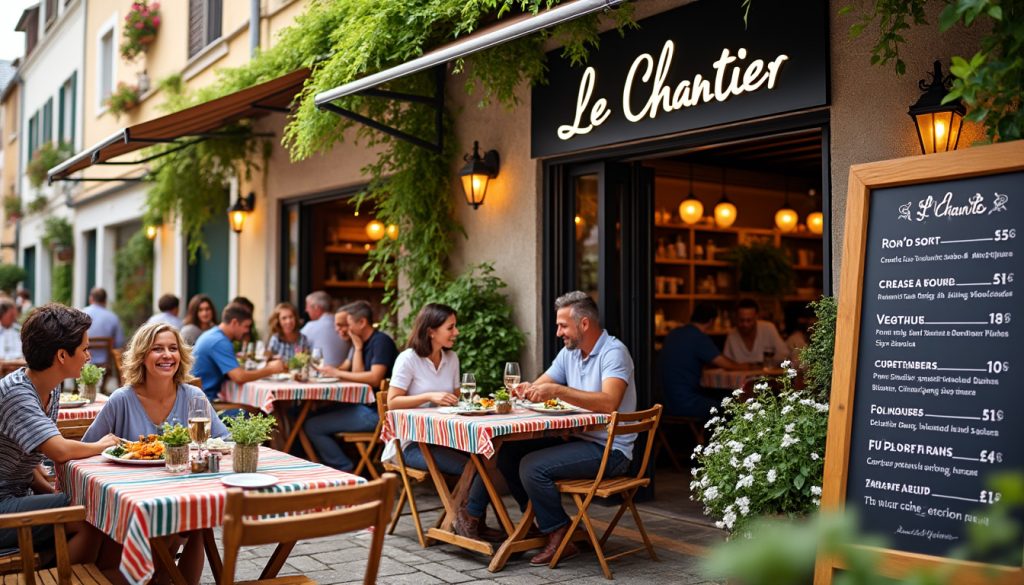 découvrez le chantier à hendaye, un restaurant convivial où la cuisine bistonomique se savoure à prix abordables. profitez d'une expérience gourmande et authentique dans une atmosphère chaleureuse.