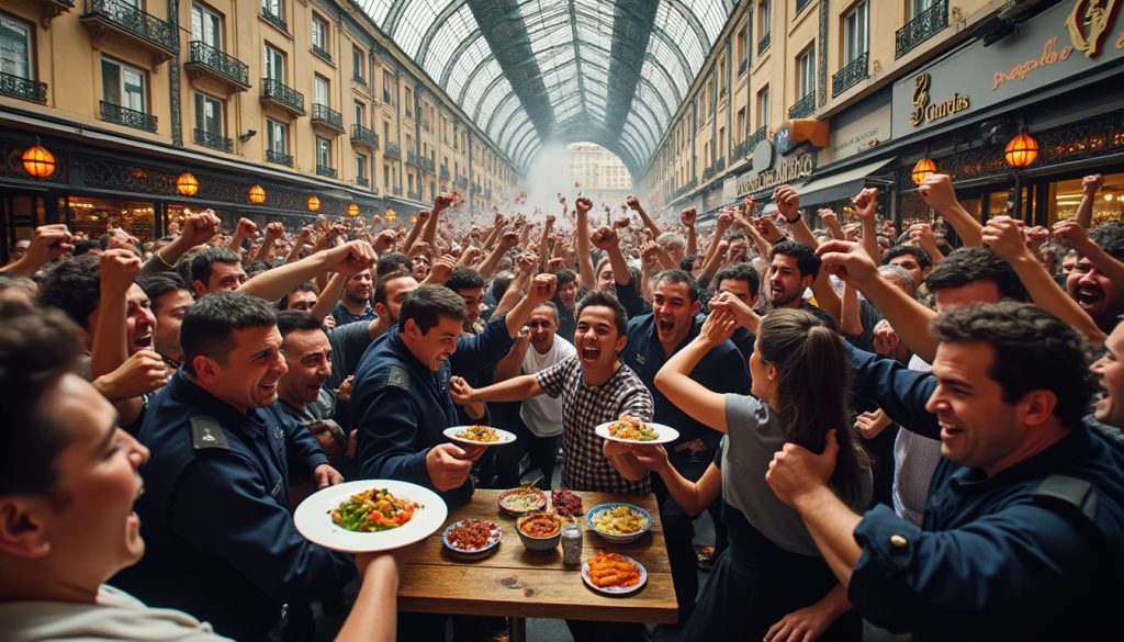 l'ouverture d'un nouveau restaurant à châtelet-les halles, qui offrait des repas gratuits, a rapidement dégénéré en émeute. découvrez les raisons derrière cet incident et ses conséquences.