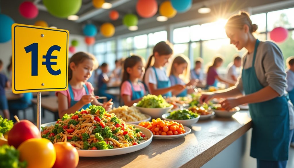 à le breuil, une action solidaire permet de revendre les plats invendus du restaurant scolaire à seulement 1 €, évitant ainsi le gaspillage alimentaire tout en aidant les habitants.