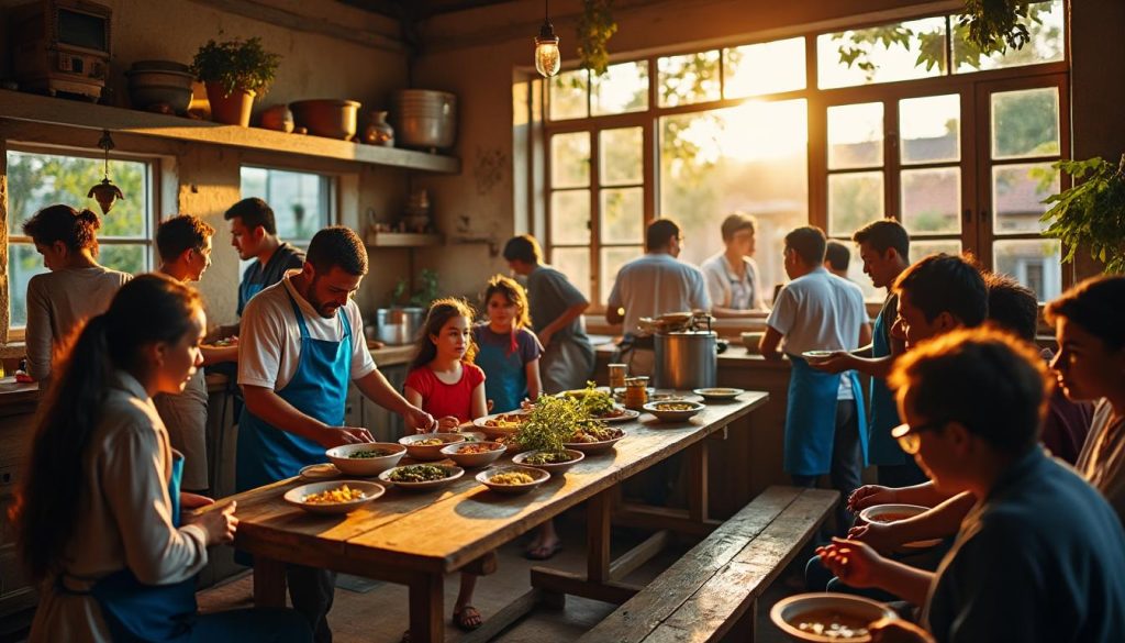 après la disparition de diego maradona, sa maison se transforme en soupe populaire afin d'offrir aide et repas aux personnes les plus démunies.