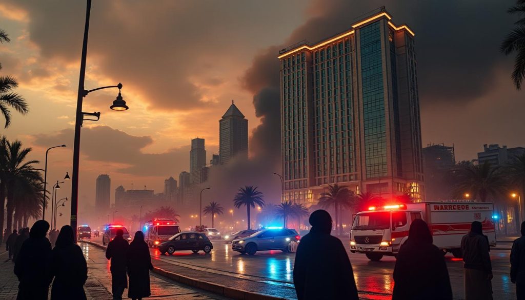 suite à une attaque israélienne visant un hôtel de luxe à beyrouth, les tensions s'intensifient au moyen-orient. découvrez les réactions empreintes d'inquiétude des libanais face à cette escalade.