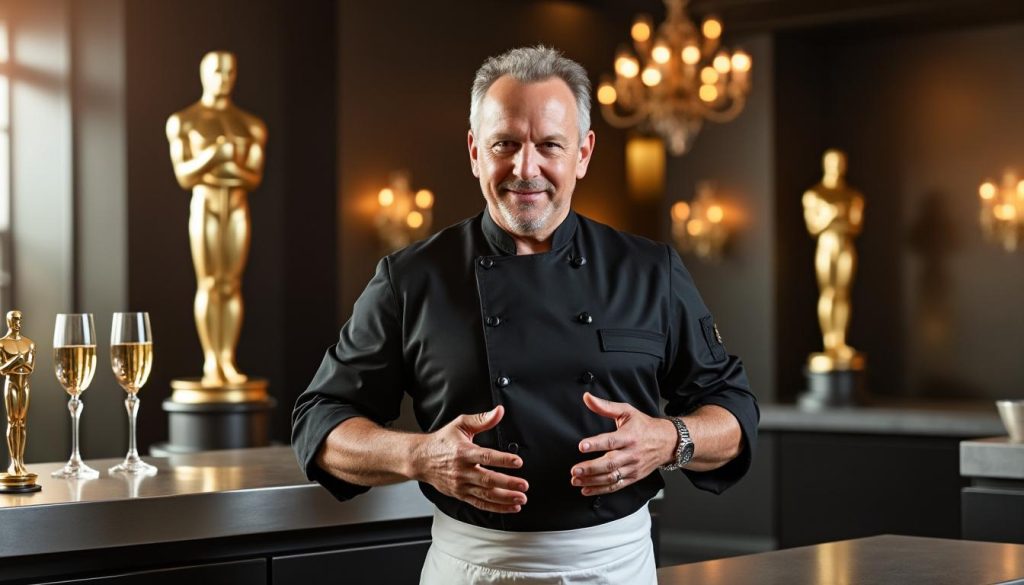 découvrez wolfgang puck, le chef étoilé qui sublime les saveurs et enchante hollywood lors des oscars 2026 avec ses créations culinaires d'exception.