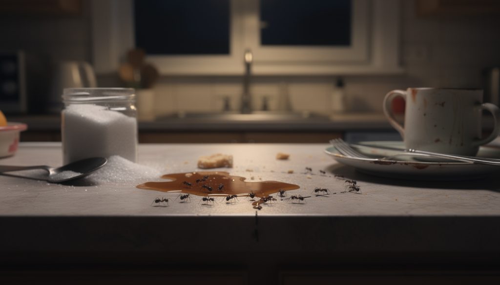 découvrez l'erreur inconsciente que vous faites chaque soir dans votre cuisine et qui attire les fourmis. apprenez comment l'éviter pour garder votre maison propre et sans insectes.