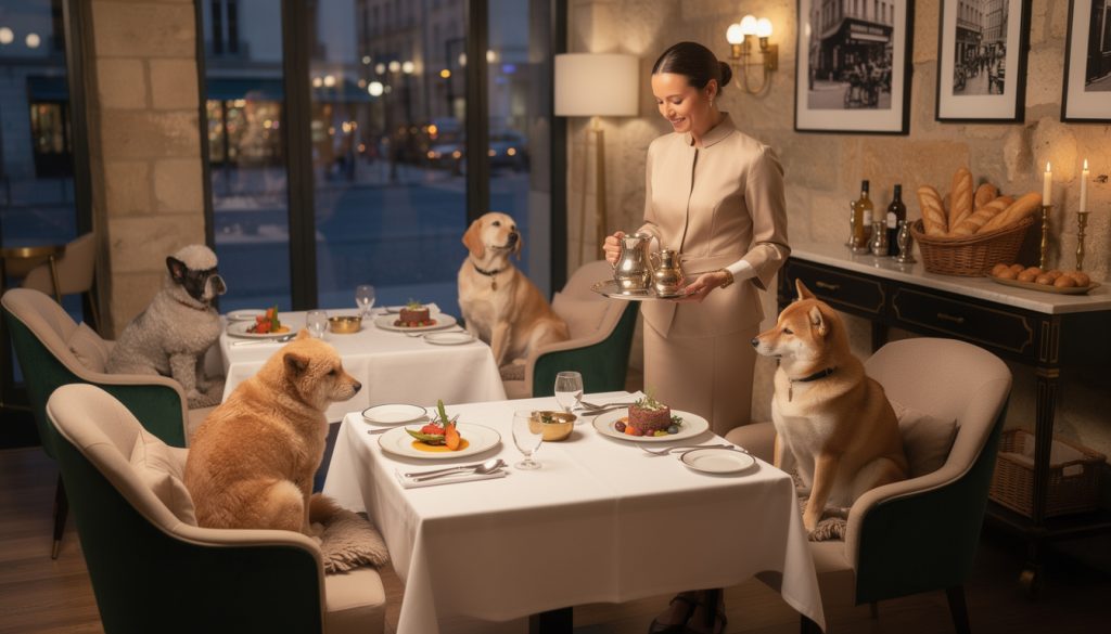découvrez à lyon le premier restaurant gastronomique en france entièrement dédié aux chiens, offrant des menus raffinés spécialement conçus pour nos amis à quatre pattes.