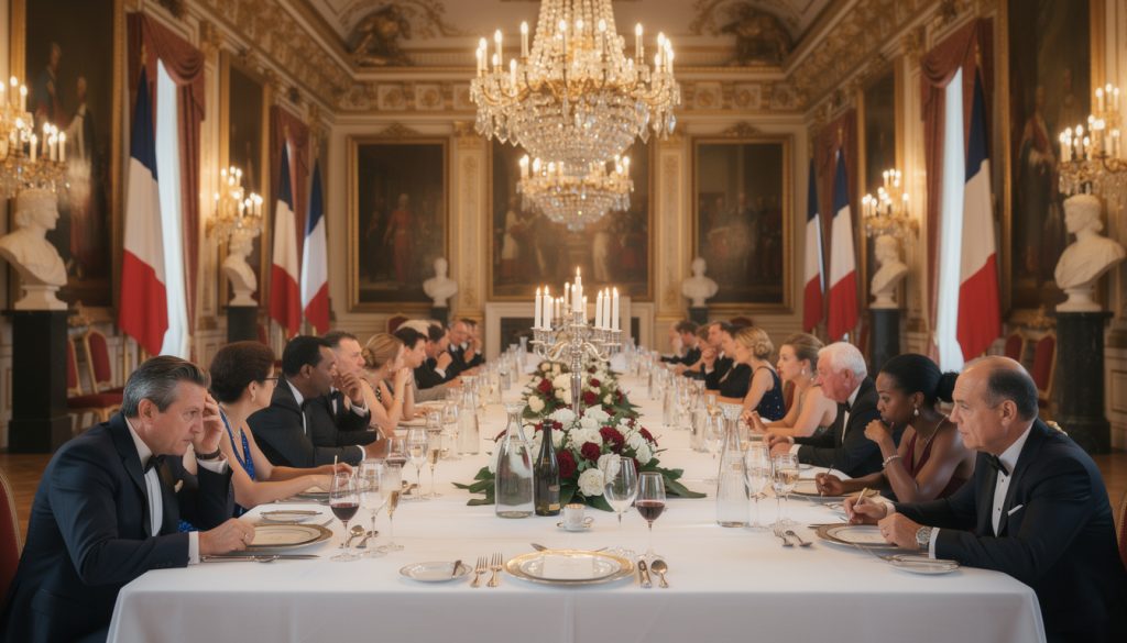 découvrez comment les « valeurs françaises » s'invitent au cœur des grands banquets du canon français dans cet article captivant « on adhère ou pas ».