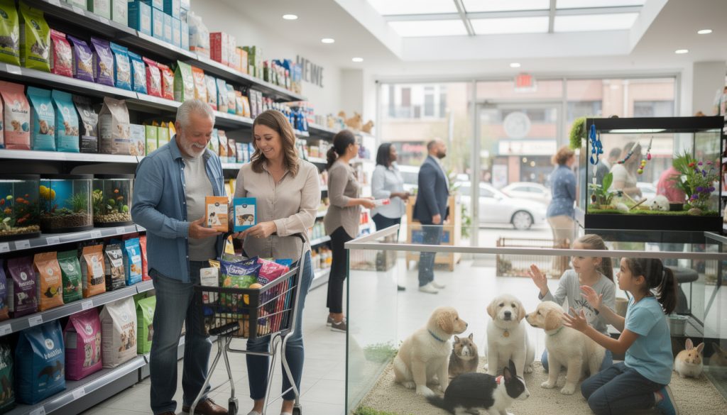 découvrez la passion des supermarchés animaliers à travers un reportage touchant où des propriétaires dévoués sacrifient même leurs sorties au restaurant pour le bonheur de leurs animaux.