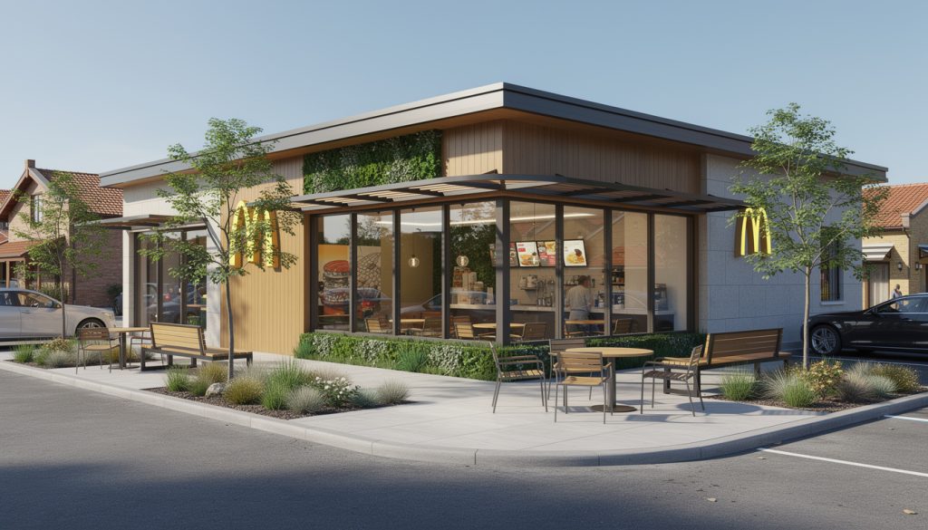 découvrez la transformation spectaculaire d'un mcdonald's, sublimé après huit mois de rénovation pour s'intégrer parfaitement au charme unique de son environnement.